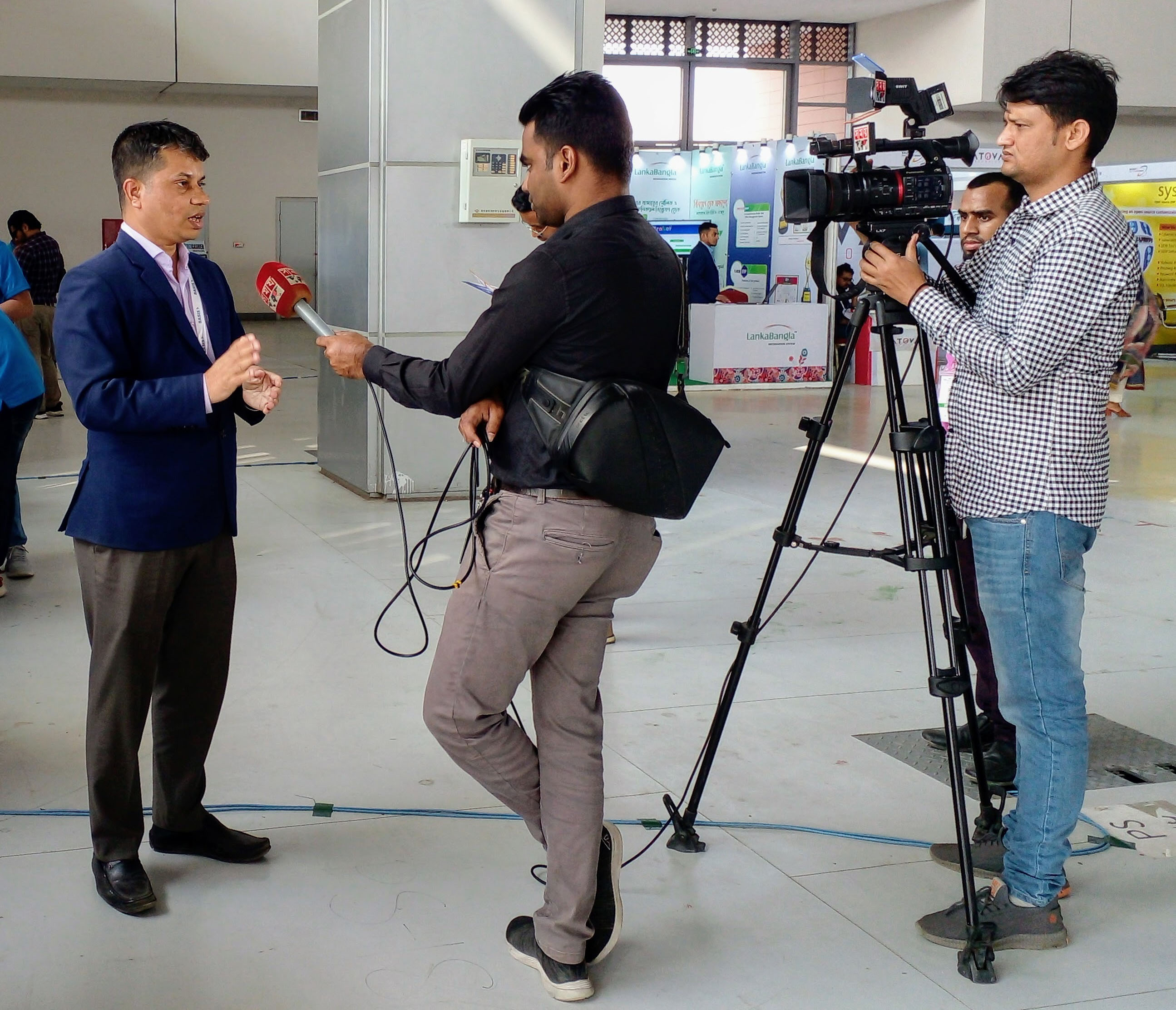 Interview with somoy tv